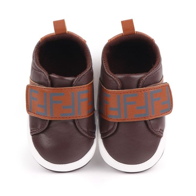 Pantofi maro cu bareta lata cu arici chd2551-2-va15