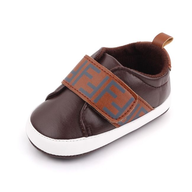 Pantofi maro cu bareta lata cu arici chd2551-2-va15