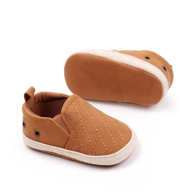 Pantofi maro tip mocasini pentru bebelusi csbhx3208-2-va16