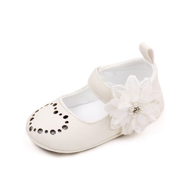 Pantofiori albi sidefati - heart csbbw7090-1-va13