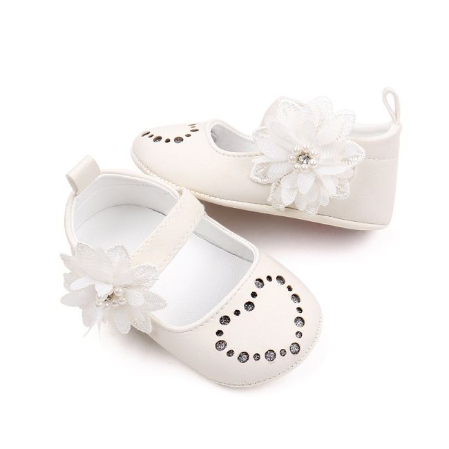 Pantofiori albi sidefati - heart csbbw7090-1-va13