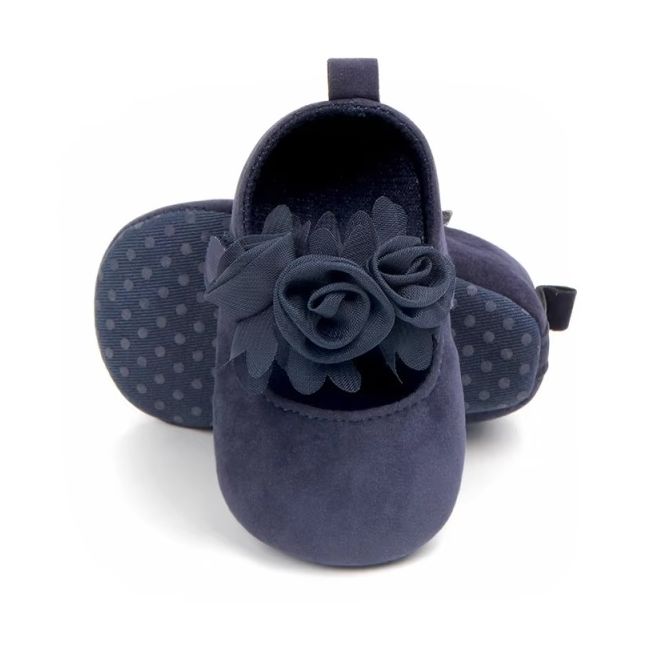 Pantofiori bleumarine cu trandafirasi chd0928-4-va15