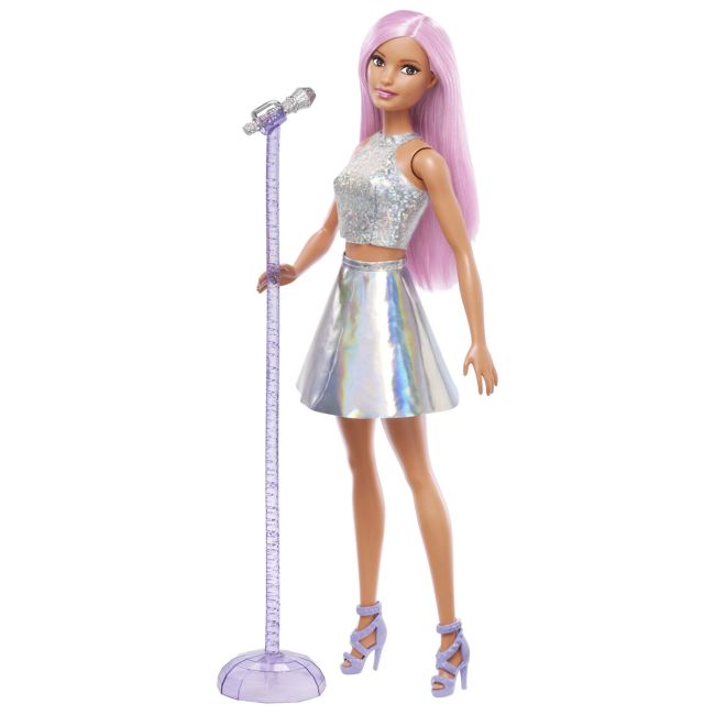 BARBIE PAPUSA BARBIE YOU CAN BE SET BARBIE STAR POP SI MICROFON VIVMTJCW42