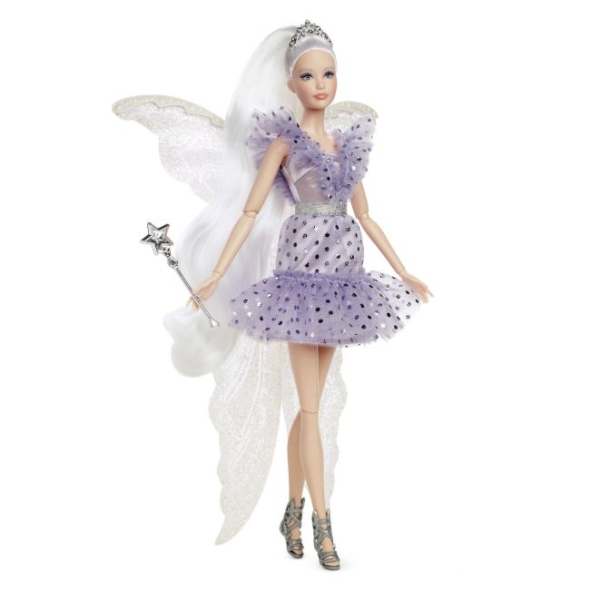 BARBIE SIGNATURE PAPUSA BARBIE ZANA MASELUTA CU ARIPI DE ZANA BAGHETA SI GEANTA VIVMTJCW43