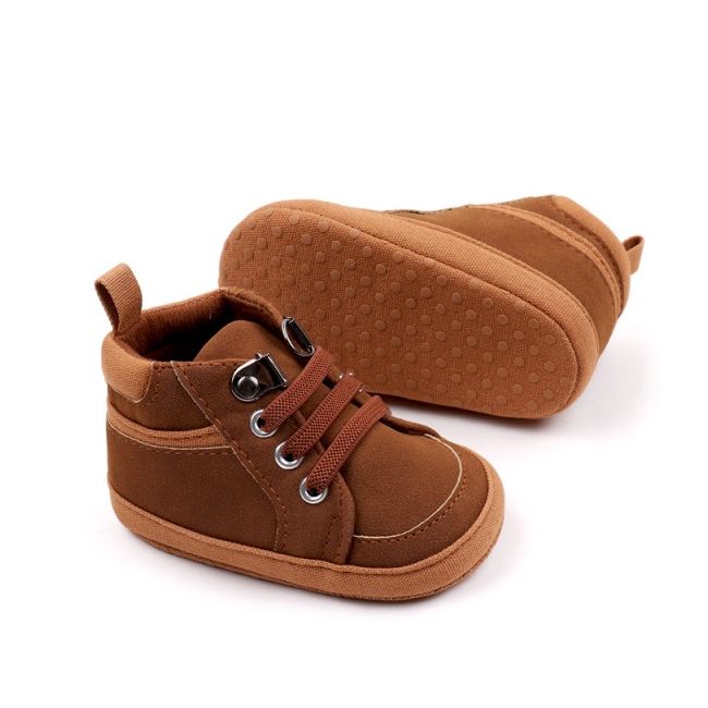 Ghetute maro pentru bebelusi cu sireturi din elastic csbxc3170-1-va17