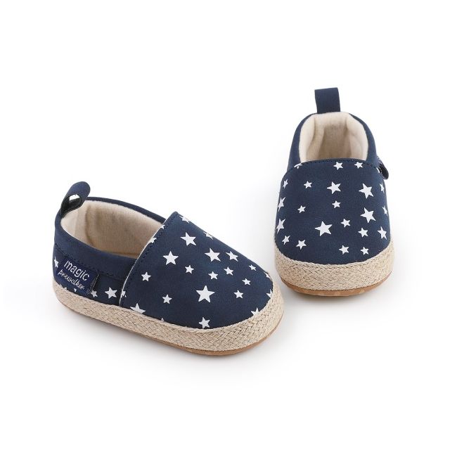 Pantofiori bleumarin tip mocasini cu stelute cs2181-2-va17