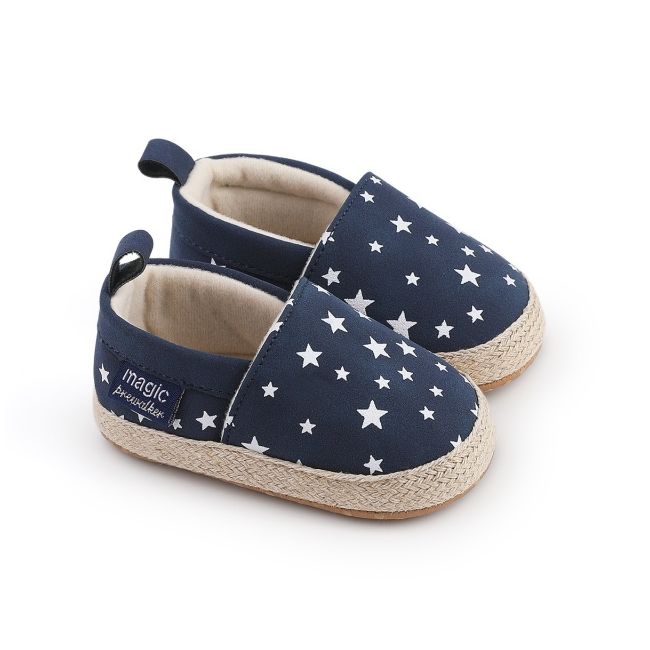 Pantofiori bleumarin tip mocasini cu stelute cs2181-2-va17