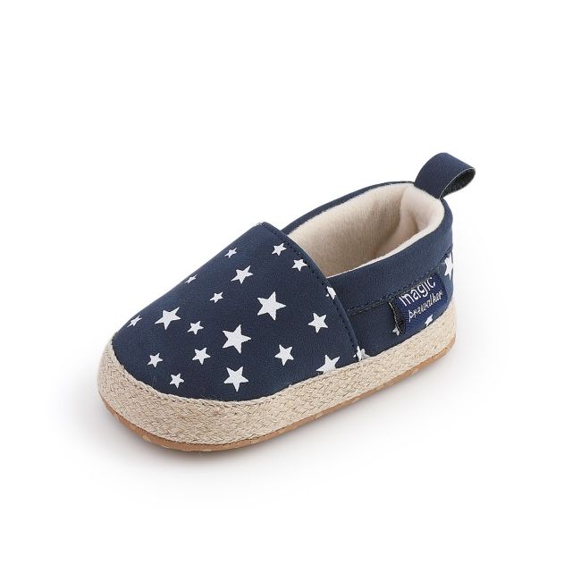 Pantofiori bleumarin tip mocasini cu stelute cs2181-2-va17