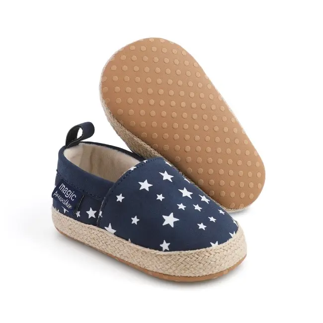 Pantofiori bleumarin tip mocasini cu stelute cs2181-2-va17