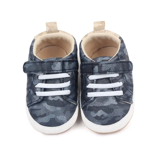 Pantofiori sport camuflaj pentru bebelusi, cu talpa antiderapanta csbsk-3033-1-va18