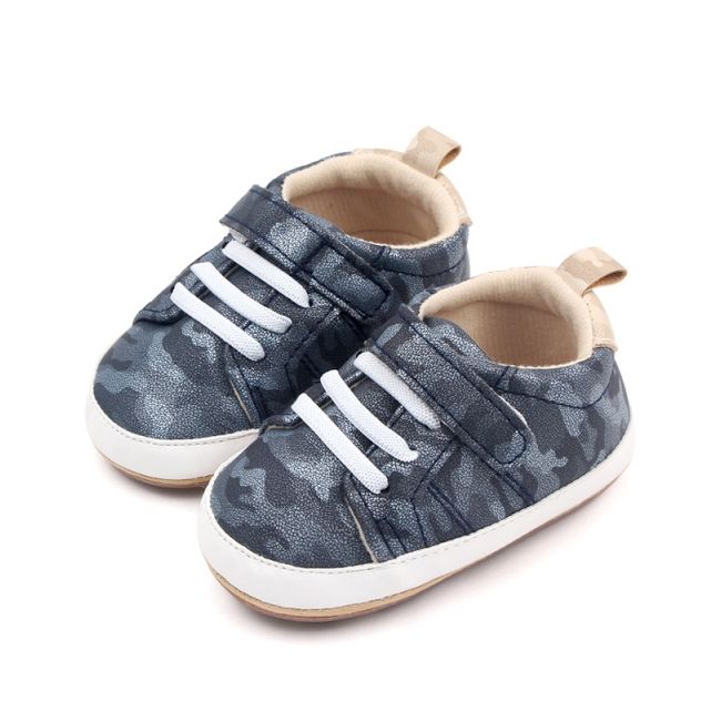 Pantofiori sport camuflaj pentru bebelusi, cu talpa antiderapanta csbsk-3033-1-va18