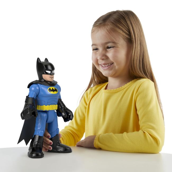 FISHER PRICE IMAGINEXT DC SUPER FRIENDS FIGURINA BATMAN XL CU COSTUM ALBASTRU VIVMTGPT41_HXH33
