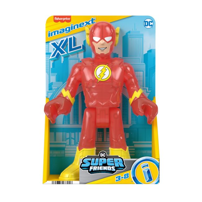 FISHER PRICE IMAGINEXT DC SUPER FRIENDS FIGURINA FLASH XL VIVMTGPT41_HXH34
