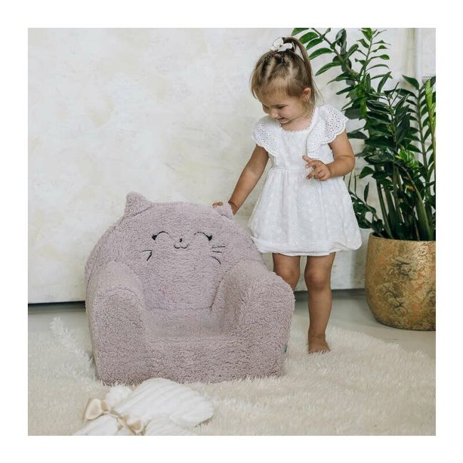 Fotoliu din burete, Bubaba, Cozy Kitty, Pentru copii, 9 luni-5 ani, Pink BYN84683