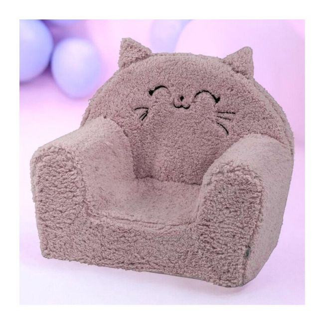Fotoliu din burete, Bubaba, Cozy Kitty, Pentru copii, 9 luni-5 ani, Pink BYN84683