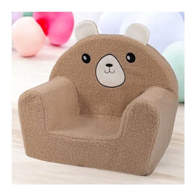 Fotoliu din burete, Bubaba, Cozy Teddy, Pentru copii, 9 luni-5 ani, Brown BYN84690