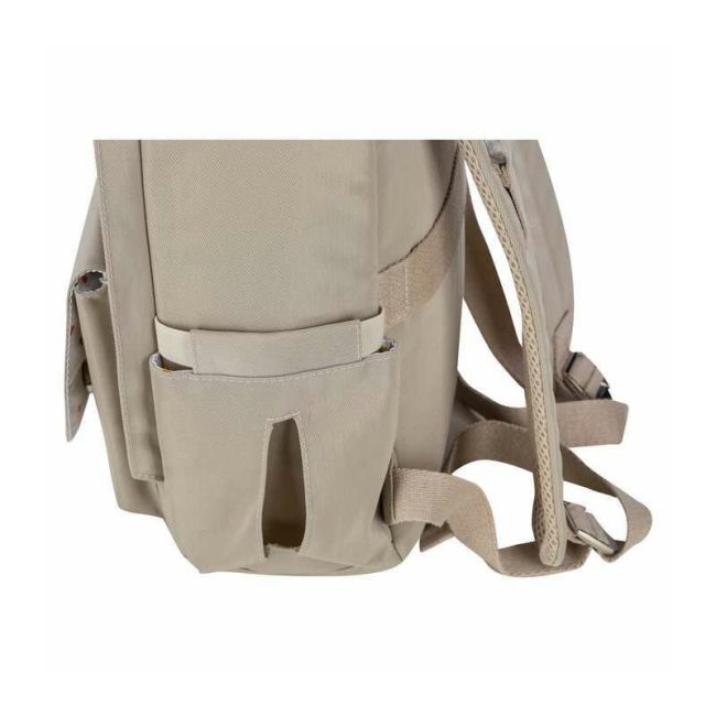Rucsac pentru mamici, FreeON, Style, Impermeabil, Cu multiple buzunare, Bine compartimentat, Cu prindere universala de carucior, 28x28x12 cm, Grey/Beige BYN82054
