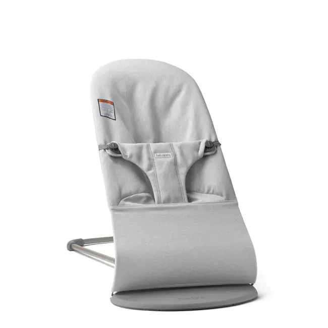 BabyBjorn - Balansoar Bliss Light Gray din tesatura melange cu aspect Clasic BSAFE006029A
