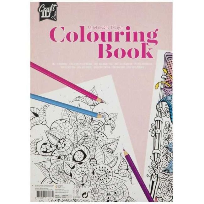 Carte de Colorat A4 pentru Copii si Adulti - 32 Pagini Grafix GRCR5013-GE BBJGRCR5013-GE_Roz