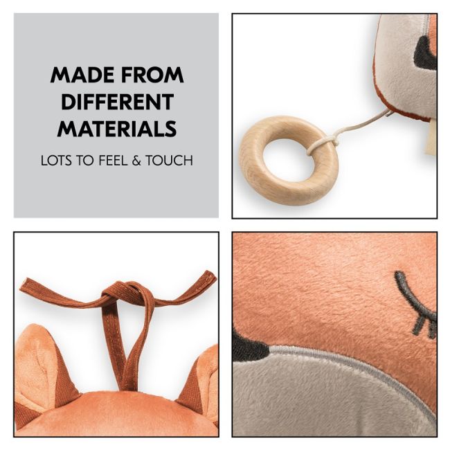 Jucarie muzicala soft touch, Hauck, Cuddle N Sleep Fox EKDhk81318