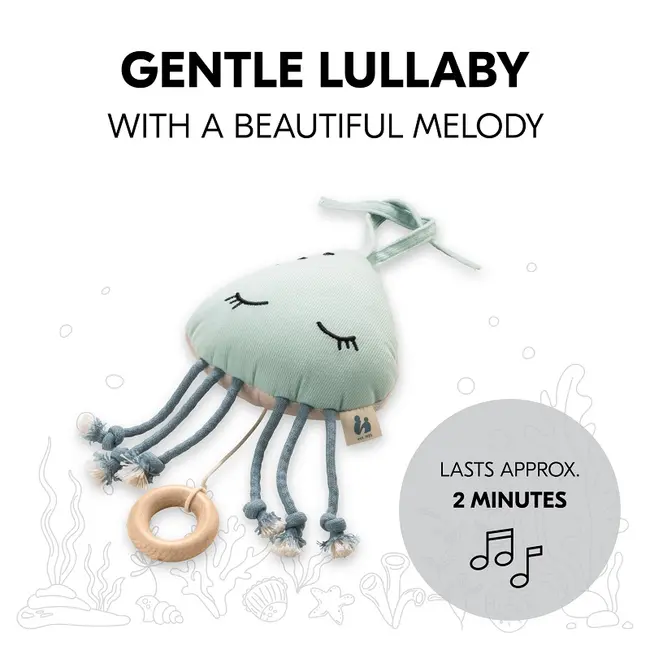 Jucarie muzicala soft touch, Hauck, Cuddle N Sleep Jellyfish EKDhk81319
