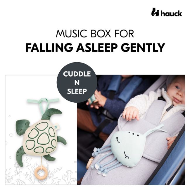 Jucarie muzicala soft touch, Hauck, Cuddle N Sleep Turtle EKDhk81320