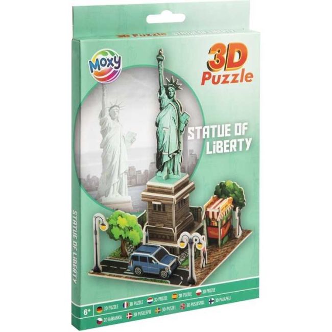 Puzzle 3D Spuma 13x18.5 cm Moxy GR400091 BBJGR400091_Statuia Libertatii