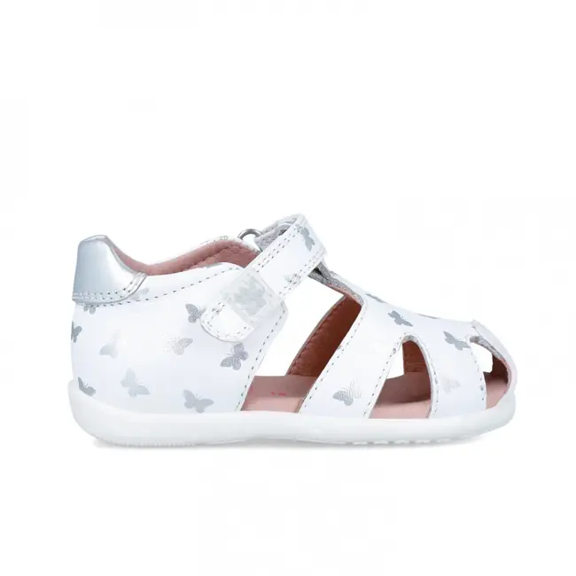 Sandale Primii Pasi pentru Copii Garvalin, blanco (Marime: 18) JEM242302-B-18