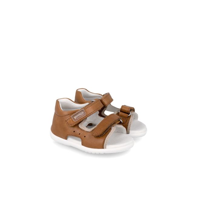 Sandale din piele pentru copii Garvalin, arena (Marime: 23) JEM242311-B-23