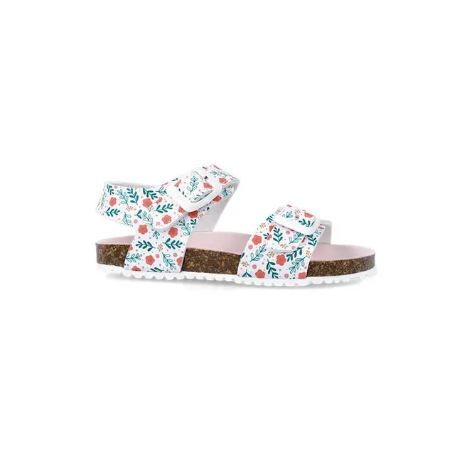 Sandale pentru copii Floricele Garvalin, blanco (Marime: 21) JEM242456-C-21