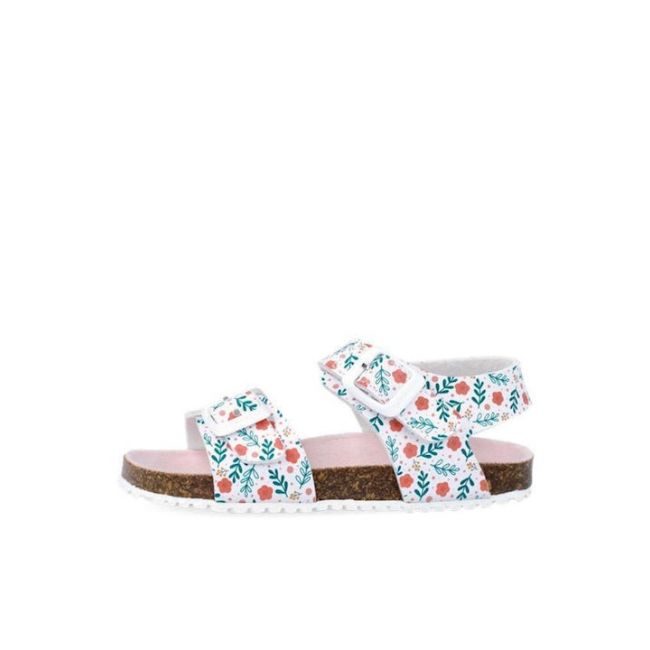 Sandale pentru copii Floricele Garvalin, blanco (Marime: 26) JEM242456-C-26