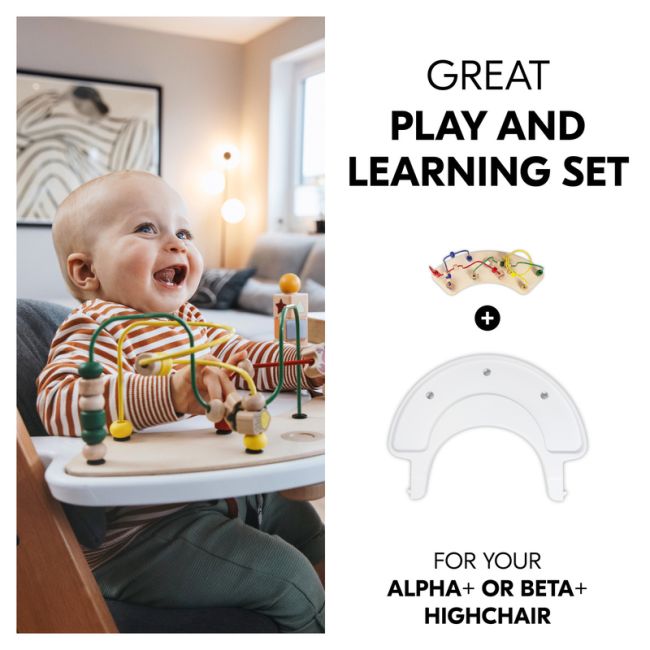 Set jucarii pentru scaunul Alpha ,Water Animals White, Hauck EKDhk8003