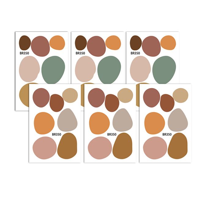 Sticker Decorativ Pentru Copii, Autoadeziv, Pete Colorate EKDWS63046