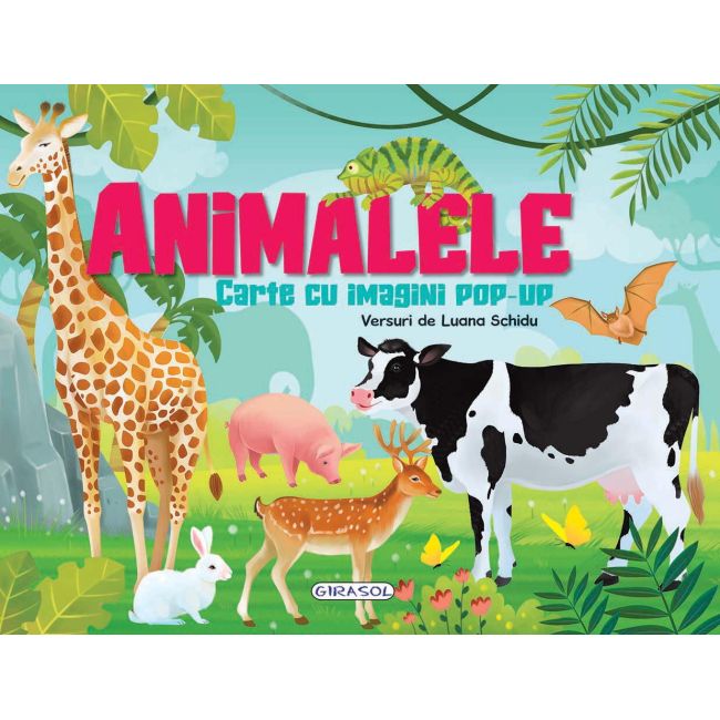 Carte cu imagini pop-up - animalele