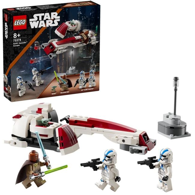 LEGO STAR WARS EVADARE PE MOTOCICLETA DE VITEZA BARC 75378 VIVLEGO75378