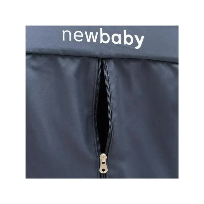 Organizator pentru patut, New Baby, Maxi, Pentru depozitare necesitati bebe sau jucarii, Bine compartimentat, 58x50 cm, Blue BYN56173