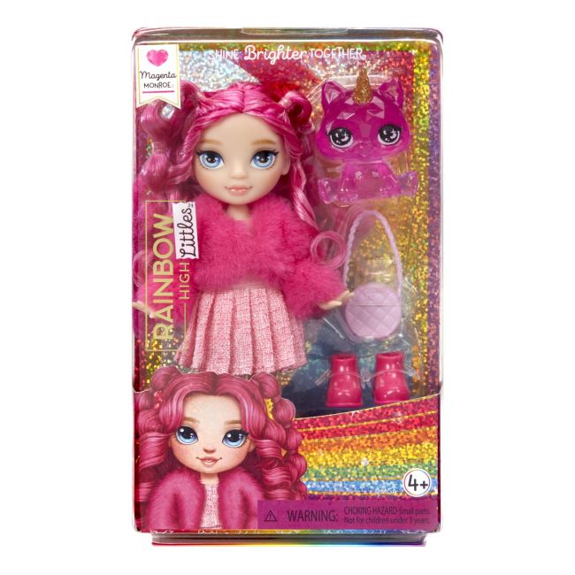 RAINBOW HIGH LITTLES PAPUSA MAGENTA MONROE VIVMGA531173EUC_531180EUC