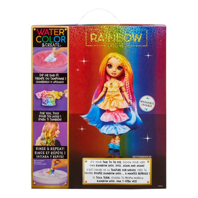 RAINBOW HIGH WATERCOLOR CREATE PAPUSA OCHI CAPRUI VIVMGA507598EUC