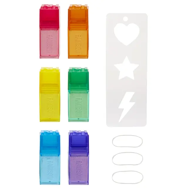 RAINBOW HIGH WATERCOLOR CREATE PAPUSA OCHI VERZI VIVMGA507734EUC