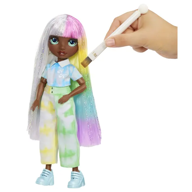 RAINBOW HIGH WATERCOLOR CREATE PAPUSA OCHI VERZI VIVMGA507734EUC