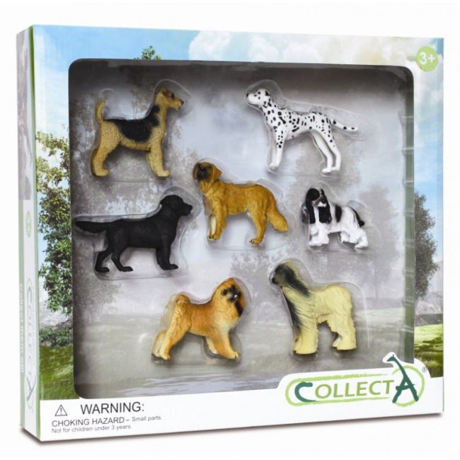 Set 7 figurine caini - collecta - okecol89119wb