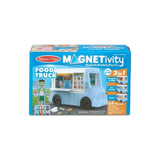 Set de joaca magnetic food truck- melissa & doug - okemd30665