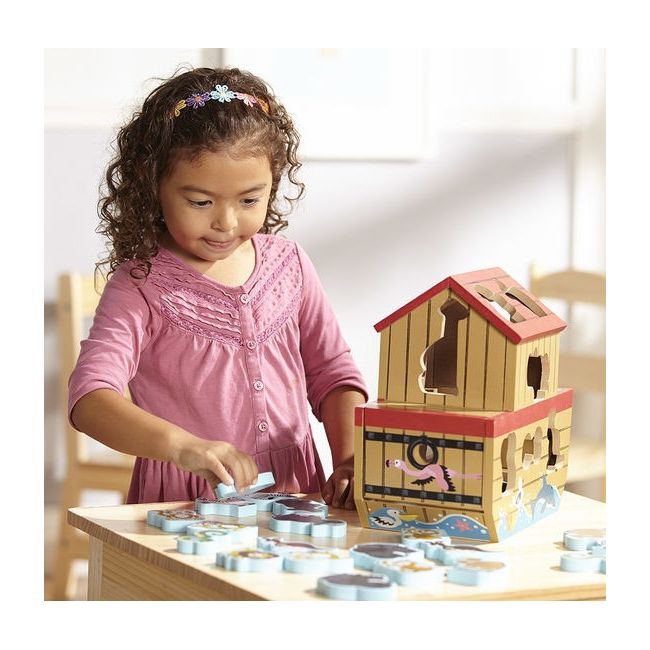 Set de joaca din lemn arca lui noe melissa and doug - okemd3786