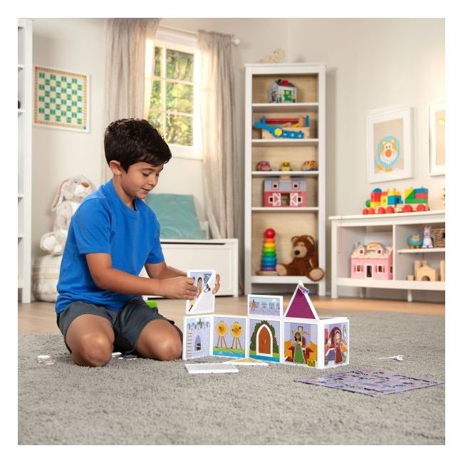 Set de joaca magnetic castel medieval - melissa & doug - okemd30662
