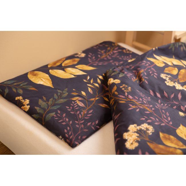Set lenjerie de pat bumbac 100% cu 2 piese 100x135 cm/40x60 cm Sensillo Florarie PMICSILLO-43593