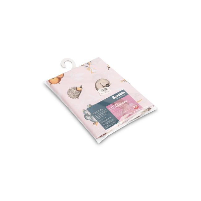 Set lenjerie de pat bumbac 100% cu 2 piese 100x135 cm/40x60 cm Sensillo Jungla PMICSILLO-43594