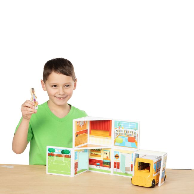 Set magnetic de joaca la scoala - melissa & doug - okemd30657