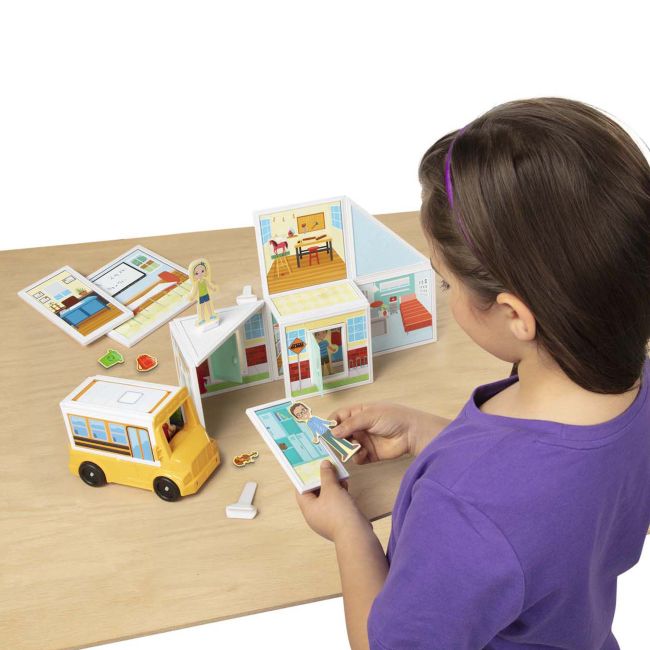 Set magnetic de joaca la scoala - melissa & doug - okemd30657