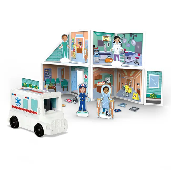 Set magnetic de joaca spitalul - melissa & doug - okemd30655