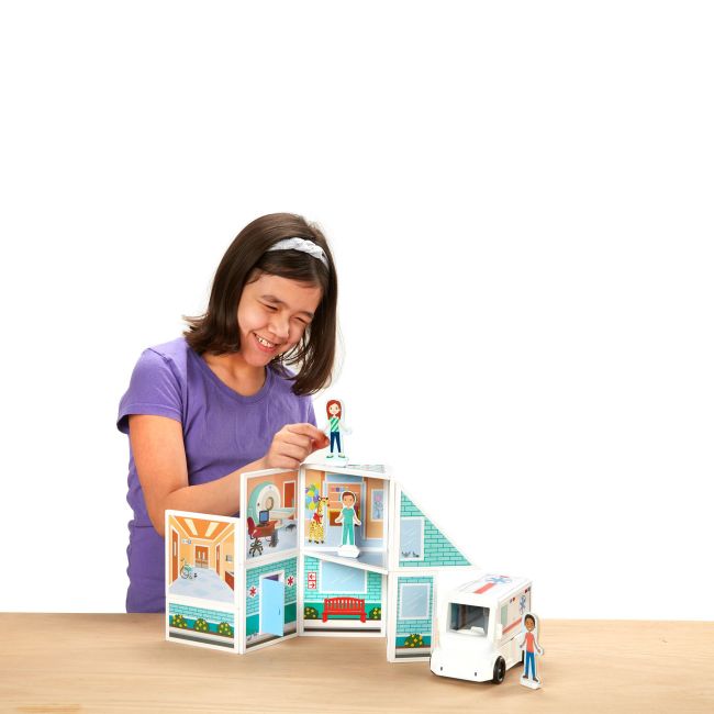 Set magnetic de joaca spitalul - melissa & doug - okemd30655